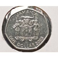 Ямайка 1 доллар 2005 года. (*).