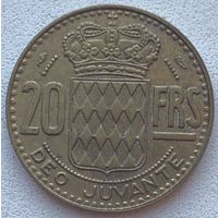 Монако 20 франков 1951 г.