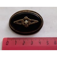 Брошь Редкая Серебро СССР клеймо 875 голова период 1927-1958 гг