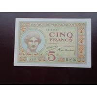 Мадагаскар 5  франков 1937