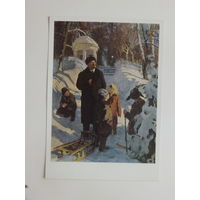 Буланкин Ленин и дети 1972  10х15 см