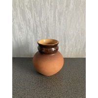 Мини вазочка глина 5х8 см
