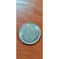 Испания 5 песет 1984