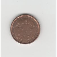 1 евроцент Эстония 2011 Лот 8095