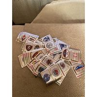 Карточки футбольные - футбол. (эмблема клубов) - 40 шт.