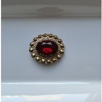 Брошь чешская СССР.Клеймо МК99  С рубля.