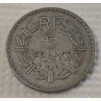 Франция 5 франков, 1949 Без отметки монетного двора (2-7-91)
