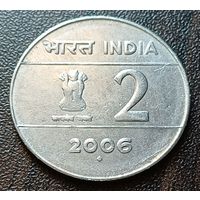 Индия 2 рупии, 2006   Мумбаи     ( 1-11-5 )
