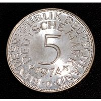 5 марок 1974 г. D Смотрите другие лоты с 1 рубля.