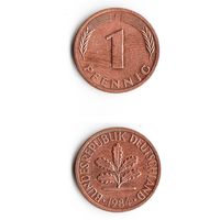 1 пфенниг Германия 1984 года(F)