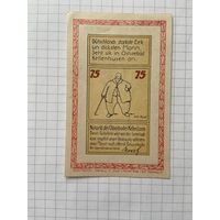 75 пфенигов (нотгельды) г. Германия.-2912