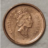 Канада 1 цент, 2003 Старый профиль /магнетик/ (14-12-29)