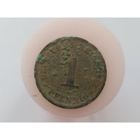 1 пфенинг 1912 год Германия  Буква A лот 44