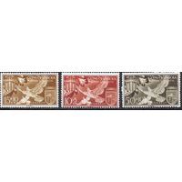 Испанская Гвинея 1958.  Герб. Птицы 3 марки 338-40