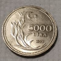 Турция 5.000 лир, 1993 (14-2-19)