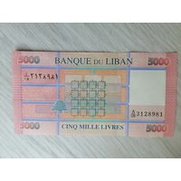Ливан 5000 UNC c рубля