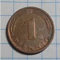 1 пфенниг 1991 A ФРГ