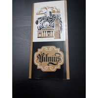 Набор цветных открыток Вильнюс СССР 1978 год