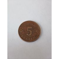 Латвия 5 сантимов 1992