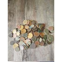 Лот старых монет 180 шт,с рубля