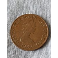 Великобритания. 2 пенса 1987 года. Джерси. (4)