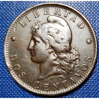 Аргентина 2 сентаво 1890 г.