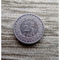 Werty71 Суринам 25 центов 2009