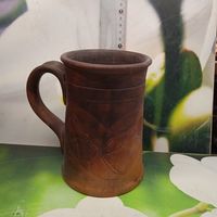 Кружка старинная . Глина.