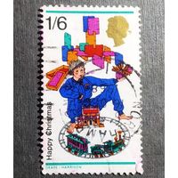 Марка Великобритания 1968 Рождество