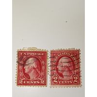 США 1922 Портрет Джорджа Вашингтона, основанный на работах Гилберта Стюарта.