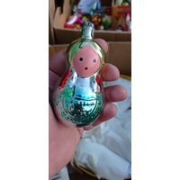 РЕДКАЯ ЁЛОЧНАЯ ИГРУШКА СССР ДЕВОЧКА КАТАЛОГ СОСТОЯНИЕ ! НА  ФОТО . ОРИГИНАЛ  .  Распродажа Коллекции !!! . Экспресс  Аукцион  не с рубля без МПЦ и прочего 3 ДНЯ  .Много лотов в продаже .
