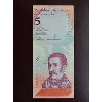 Венесуэла 5 боливаров 2018 UNС