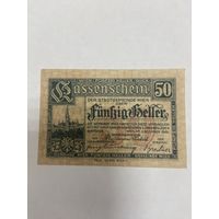 Нотгельд 50 геллеров Ралленфхейн