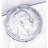 5 марок 1902, Пруссия, Вильгельм II, крупное серебро, отличная! в коллекцию!