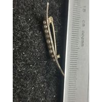 Брошь серебро