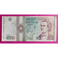 Румыния. 1000 лей 1991 года.
