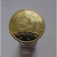 50 евроцентов 2011 Кипр UNC из ролла