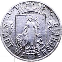 РАСПРОДАЖА!!! - ГЕРМАНИЯ ВАТТЕНШАЙД 10 пфенигов 1919 год