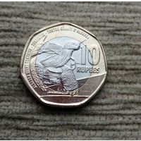 Werty71 Сейшелы 10 рупий 2018 Черепаха Сейшельские острова Биметалл Блеск