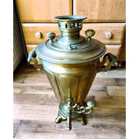 Самовар, Кольчугино. 20-е годы прошлого века. Латунь. Для интерьера.