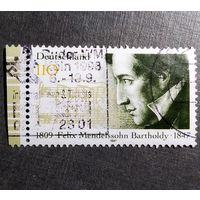 Марка Германия 1997 год Феликс Мендельссон