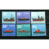 Польша - 1988 - Корабли - [Mi. 3184-3189] - полная серия - 6 марок. MNH.  (Лот 51JM)-TG2P12