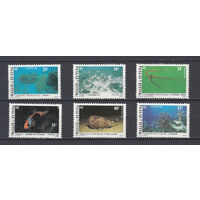 Морская фауна. Уоллес и Футуна. 1981. 6 марок. Michel N 390-395 (12,0  е)