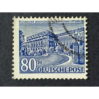 Германия 1949. Немецкие здания. Технический колледж