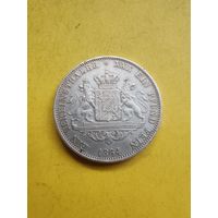 1 союзный талер 1864г. (Бавария, Максимилиан II). Не частая. Отличная монетка. СМОТРИТЕ ДР. МОИ ЛОТЫ