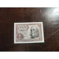 Испания 1 песета образца 1953 года UNC p144 см описание