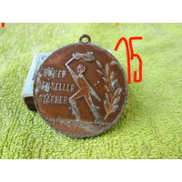 Медаль ГДР, , спортивная,1960-х,Металл .