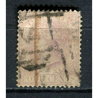Британские колонии - Цейлон - 1883/1898 - Королева Виктория 4C - [Mi.60] - 1 марка. Гашеная.  (Лот 6HZ)-TG3P46