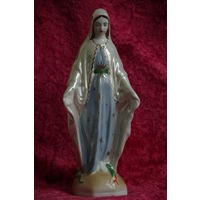 Статуэтка фарфоровая " Дева Мария "  ЗХК Полонне   22 см  целая