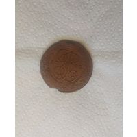 5 копеек 1790 год А.М. с рубля хорошее состояние